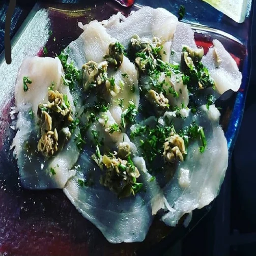 Marlin / Salmon Carpaccio Platter (Smoked Marlin)