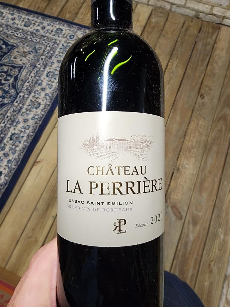 Bordeaux Chateau la Pierriere 2020 