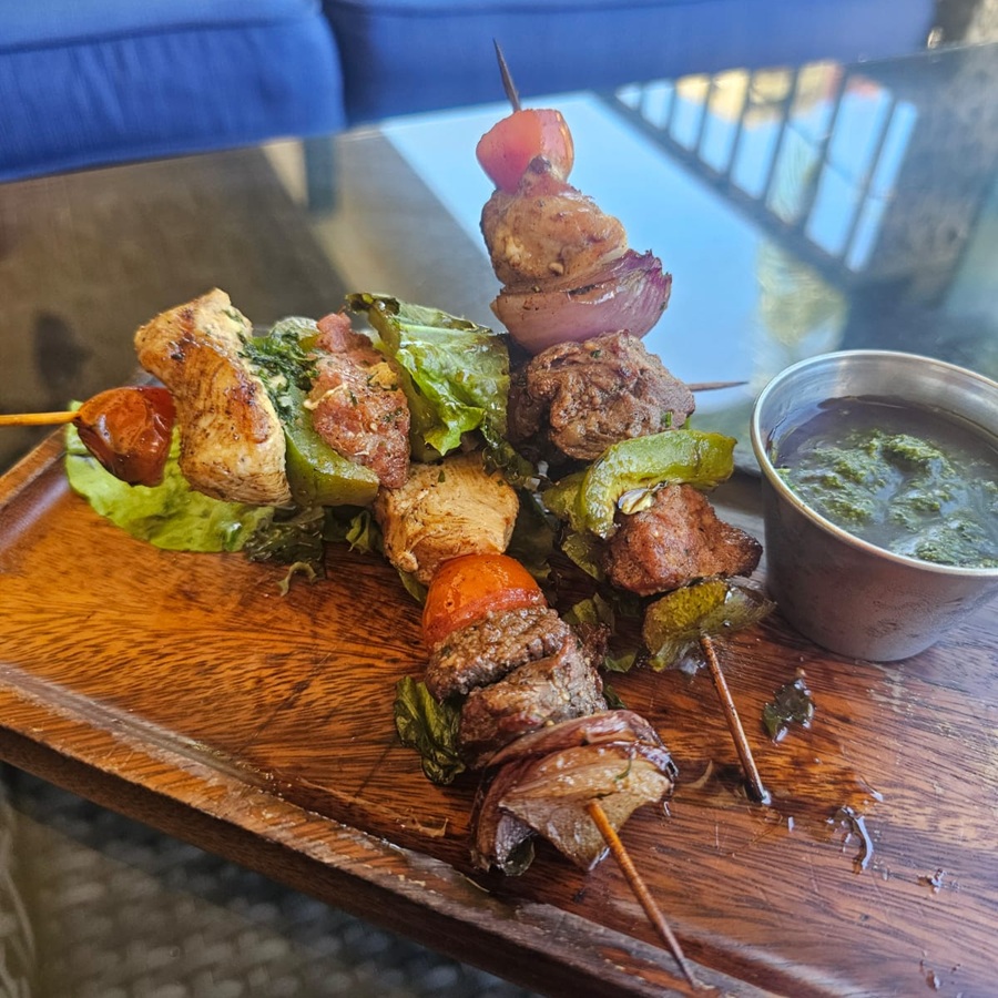 Grilled Chicken Skewers