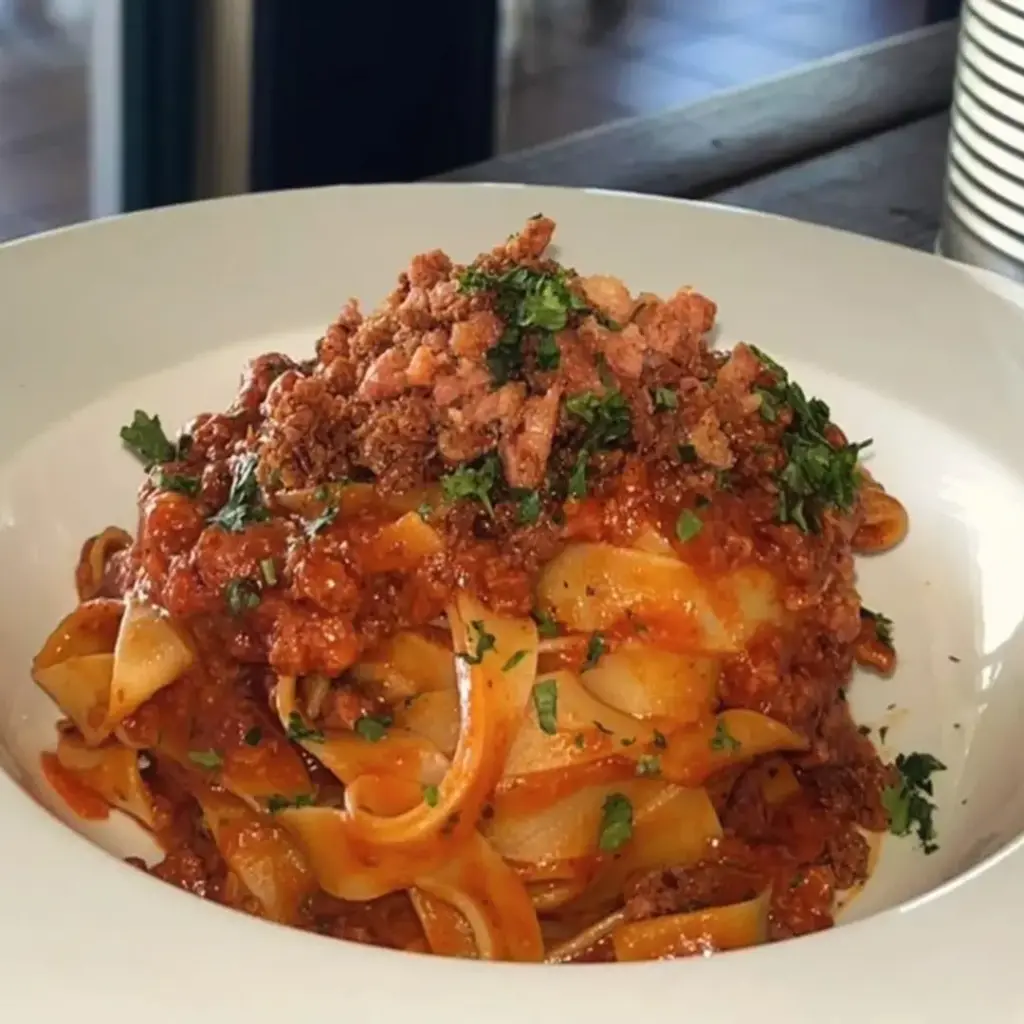 Fettuccine Double Down 