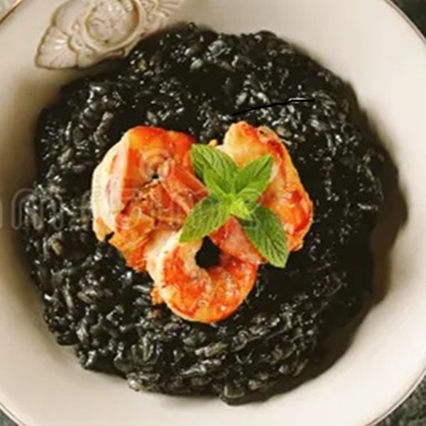 Risotto Squid Ink & Shrimp