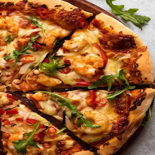 Pizza Garlic Shrimp 
