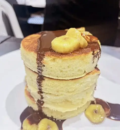 Banana & Chocolate Pancakes