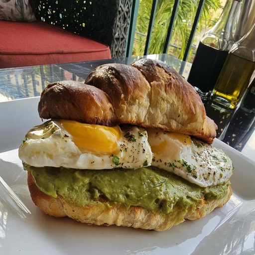 Avocado & Egg Croissant