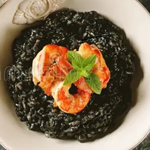 Risotto Squid Ink & Shrimp