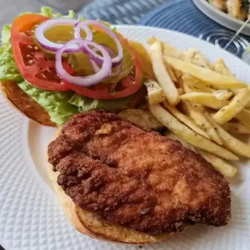 (C)The Milanese Burger 